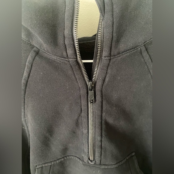 GUC Lululemon Oversized Scuba 1/2 Zip, Black, XS/S - Picture 3 of 4